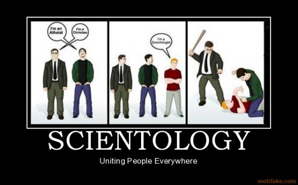 scientology demotivational poster